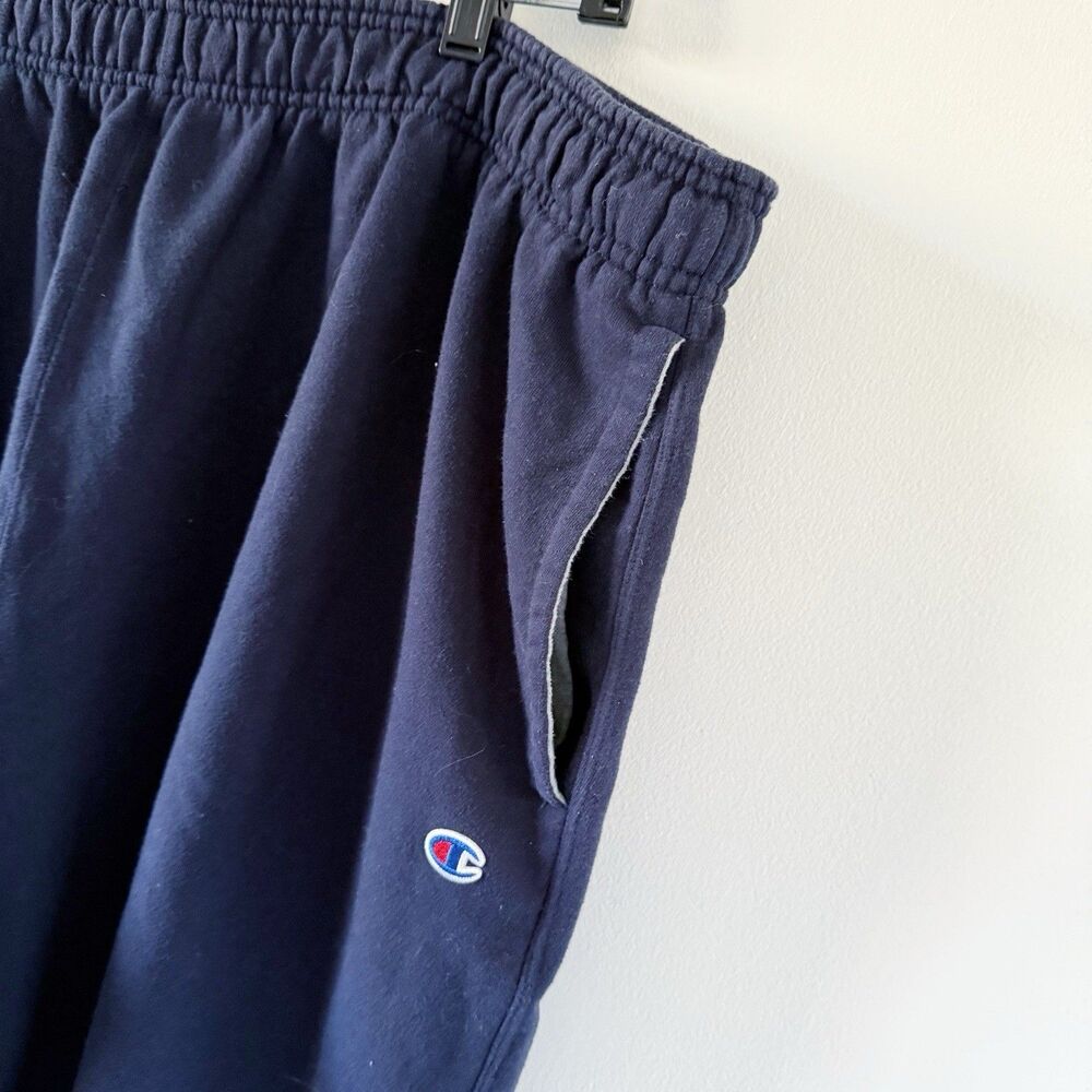 READ Champion Sweatpants 4XB Navy Blue Joggers Spell Out Logo Tapered Big Tall - Picture 13 of 16